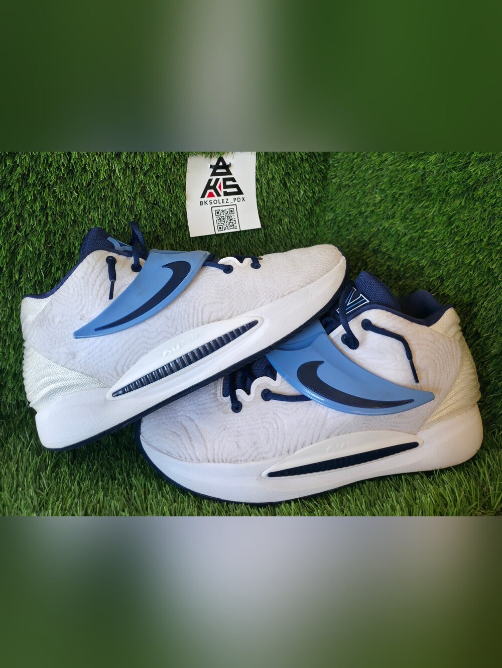 Nike KD 14 White Villanova PE. size 13. basketball shoes.